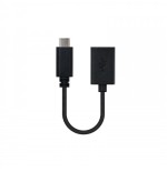 39271-Nanocable USB 2.0, 0.15m cable USB 0,15 m USB C USB A Negro