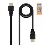 39287-Nanocable HDMI V2.0, 1m cable HDMI HDMI tipo A (Estandar) Negro