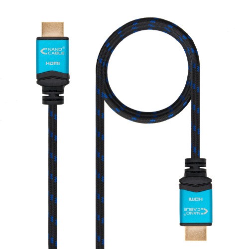 39311-Nanocable Cable HDMI V2.0 4K@60GHz 18 Gbps A/M-A/M, negro, 3.0 m