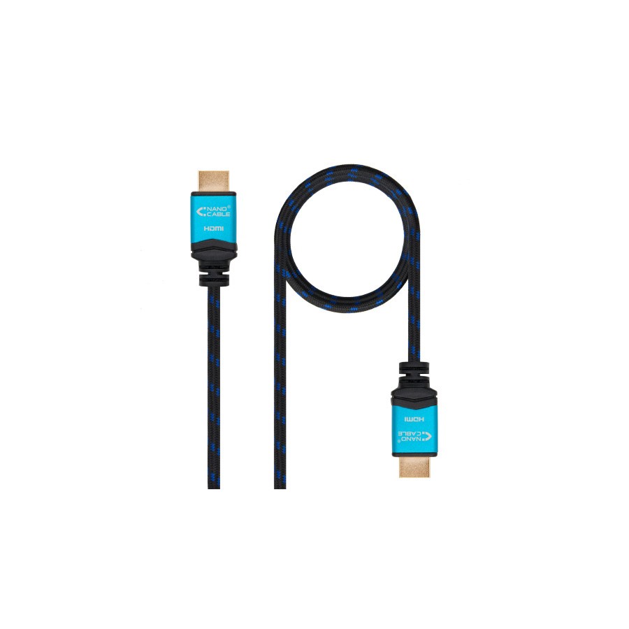 39311-Nanocable Cable HDMI V2.0 4K@60GHz 18 Gbps A/M-A/M, negro, 3.0 m