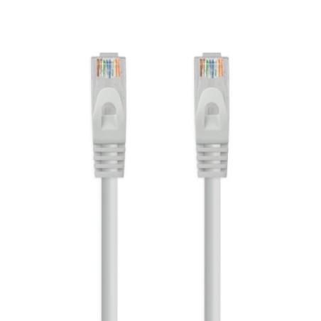 39348-Nanocable Cable de red latiguillo RJ45 LSZH CAT.6A UTP AWG24, Gris, 1.5 m