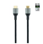 39382-Nanocable Cable HDMI 2.1 Certificado ULTRA HIGH SPEED A/M-A/M, Negro, 1.5 m