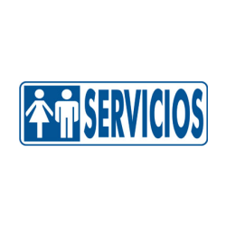 3939-SENAL "SERVICIOS" 175X65 PVC GRIS ARCHIVO 2000 6177-00 GS