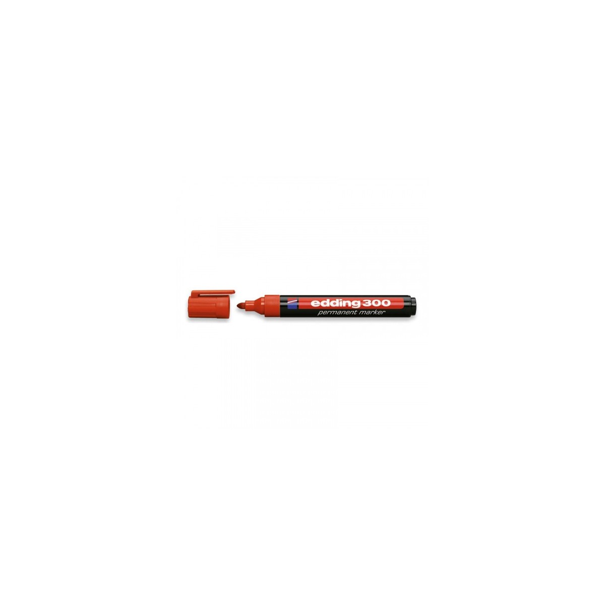 MARCADOR PERMANENTE PUNTA REDONDA 15 3MM 300 ROJO EDDING 300 02