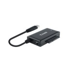39427-TooQ TQHDA-01A base de conexion para disco duro USB 3.2 Gen 1 (3.1 Gen 1) Type-A Negro