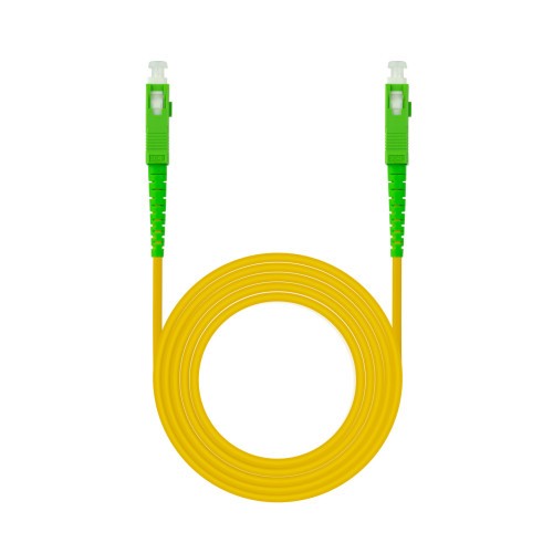39460-Nanocable 10.20.0005 cable de fibra optica 5 m SC/APC G.657.A2 Amarillo