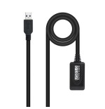 39478-Nanocable Cable USB 3.0 prolongador con amplificador, tipo A/M-A/H, 5m