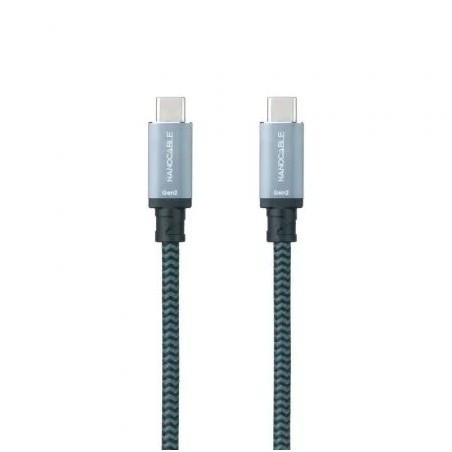 39487-NANOCABLE CABLE USB 3.1 GEN2 10GBPS 5A, 4K/60HZ, USB-C/M-USB