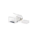 39520-Nanocable 10.21.0201-50 conector RJ-45 Transparente