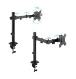 39574-TooQ Soporte de Mesa para Pantalla 17"-32", Negro
