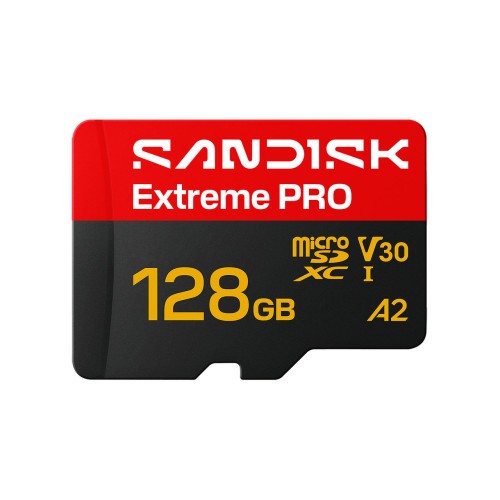 39677-SANDISK EXTREME PRO MICROSD UHS-I 128GB MICROSD 250MB/S(R) / 120MB/S(W)