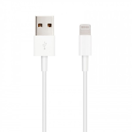 39712-Nanocable CABLE LIGHTNING IPHONE A USB 2.0, IPHONE LIGHTNING-USB A/M, 2.0 M