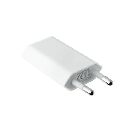 39716-NANOCABLE MINI CARGADOR USB PARA IPOD IPHONE 5V-1A