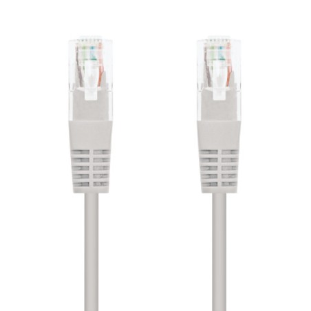 39739-Nanocable CABLE RED LATIGUILLO RJ45 CAT.6 UTP AWG24, 1.0 M