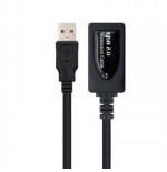 39759-Nanocable CABLE USB 2.0 PROLONGADOR CON AMPLIFICADOR, TIPO A/M-A/H, 5.0 M