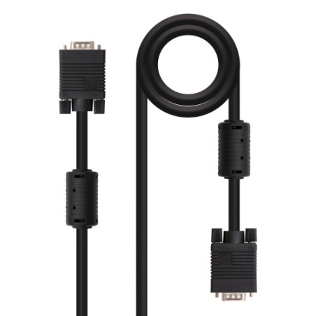 39791-NANOCABLE CABLE SVGA CON FERRITA, HDB15/M-HDB15/M, 30 M (10.15.0130)