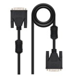 39807-Nanocable 5m DVI/DVI cable DVI Negro