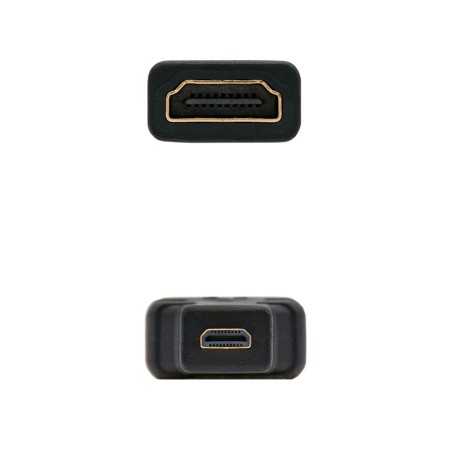 39813-NANOCABLE ADAPTADOR HDMI, A/H-MICRO HDMI D/M (10.15.1206)