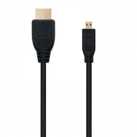 39823-Nanocable CABLE MICRO HDMI V1.4 (ALTA VELOCIDAD / HEC), A/M-D/M, 1.8 M