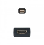 39827-Nanocable CONVERSOR MINI DP A SVGA MINI DP/M-SVGA/H NEGRO 15 CM