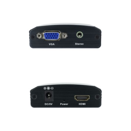 39833-NANOCABLE CONVERSOR SVGA+AUDIO A HDMI CON ALIM., SVGA/H+JACK 3.5/H-HDMI/H, NEGRO (10.16.2101-BK)