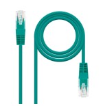 39869-NANOCABLE CABLE RED LATIGUILLO RJ45 CAT.5E UTP AWG24, VERDE, 2.0 M (10.20.0102-GR)