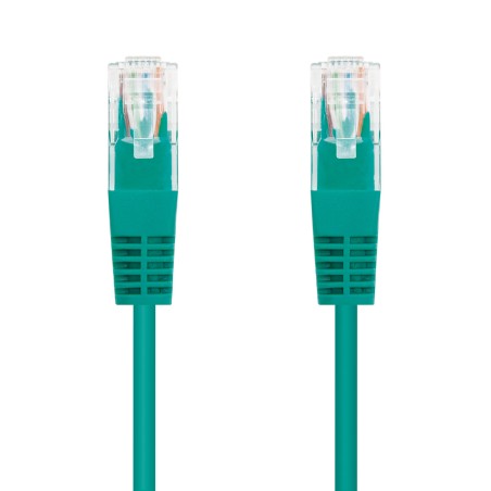 39870-NANOCABLE CABLE RED LATIGUILLO RJ45 CAT.5E UTP AWG24, VERDE, 2.0 M (10.20.0102-GR)