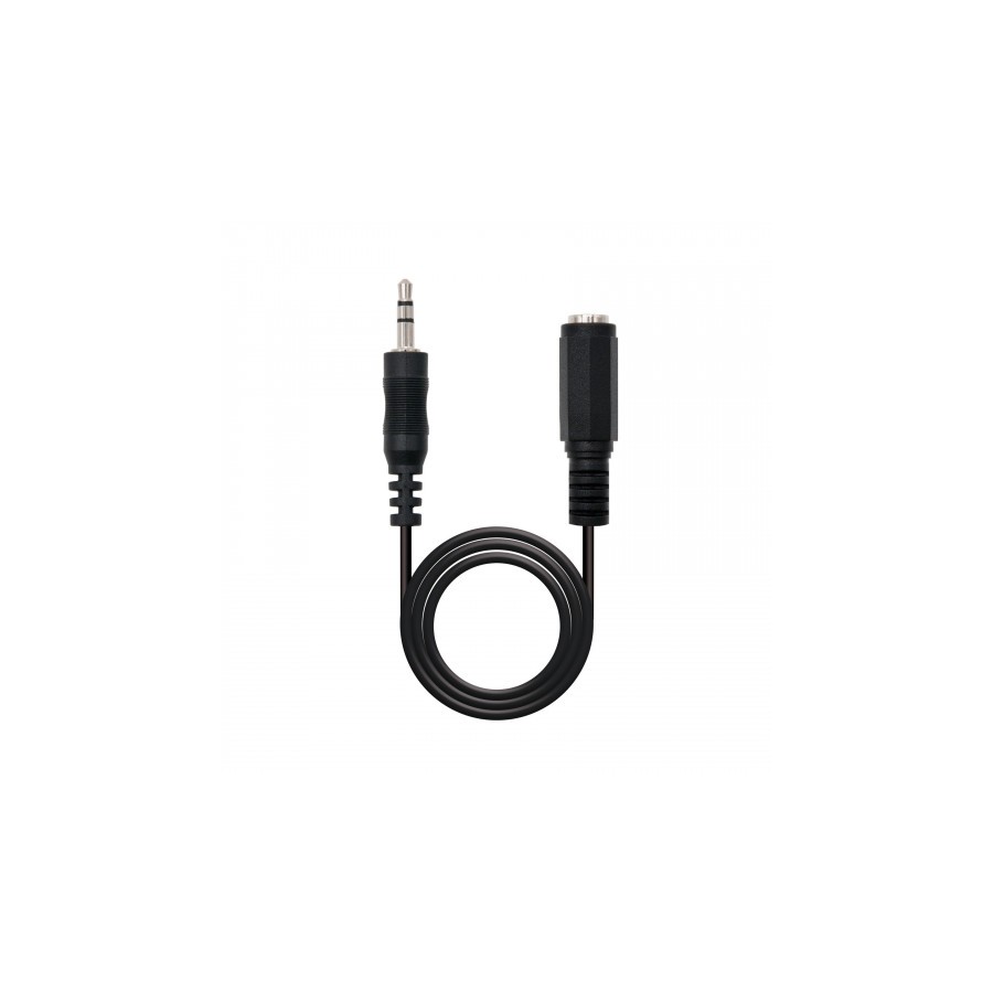 39972-Nanocable 10.24.0201 cable de audio 1,5 m 3,5mm Negro