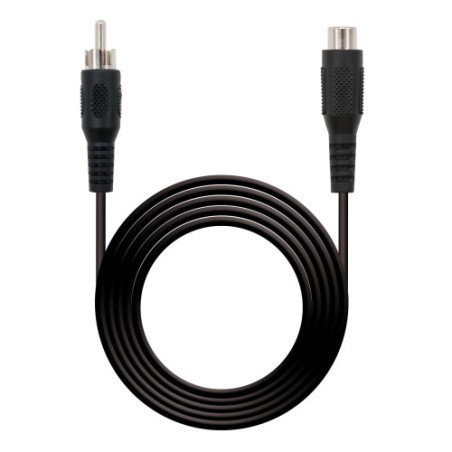 39978-Nanocable 10.24.0505 cable de audio 5 m RCA Negro
