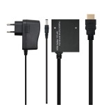 39987-NANOCABLE HDMI DUPLICADOR V1.3 1X2 CON ALIM. Y PIGTAIL 50 CM (10.25.3502)