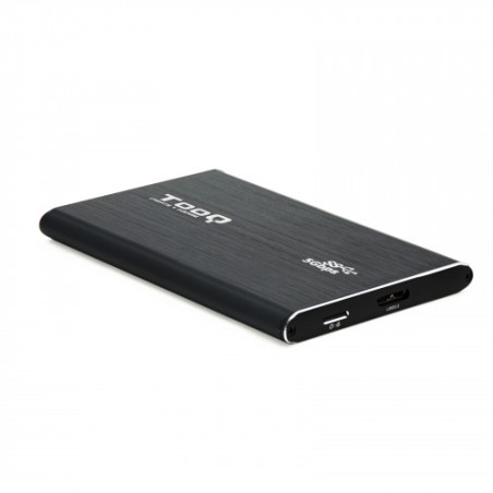 40008-TooQ TQE-2529B caja para disco duro externo Carcasa de disco duro/SSD Negro 2.5"