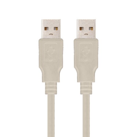 40026-Nanocable CABLE USB 2.0, TIPO A/M-A/M, 2.0 M