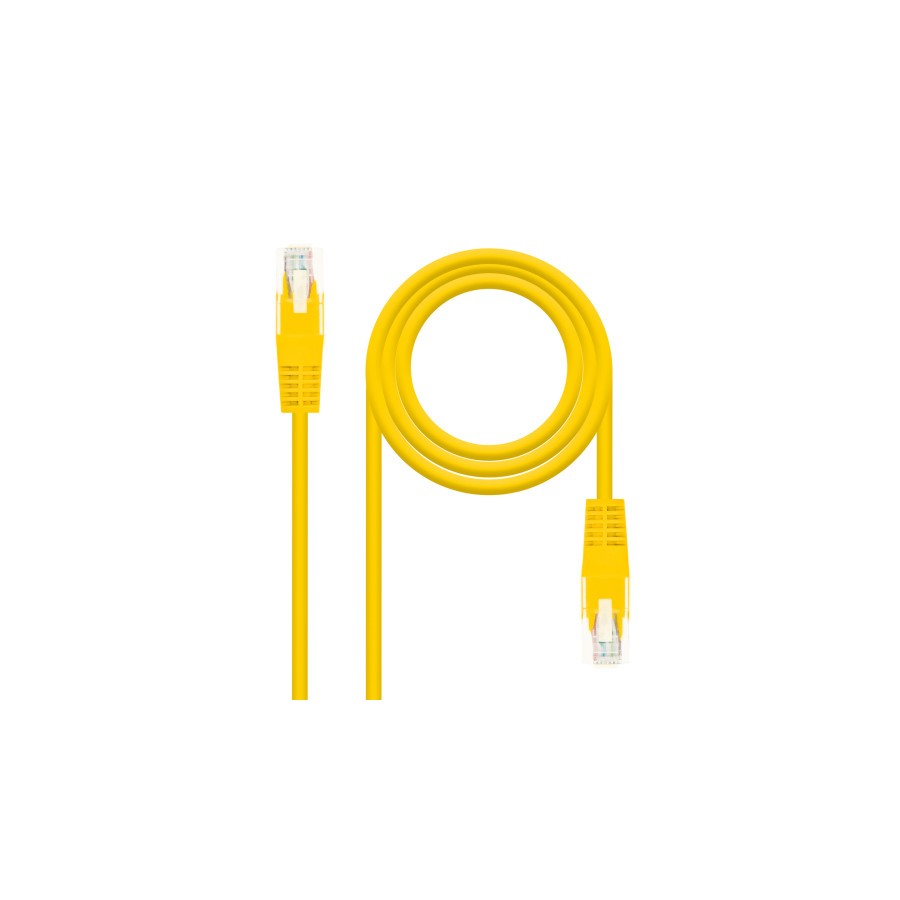 40074-Nanocable 10.20.0403-Y cable de red Amarillo 3 m Cat6 U/UTP (UTP)