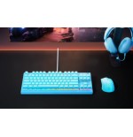 40123-Steelseries Apex 3 TKL - US teclado Juego USB QWERTY Ingles de EE. UU. Color aguamarina