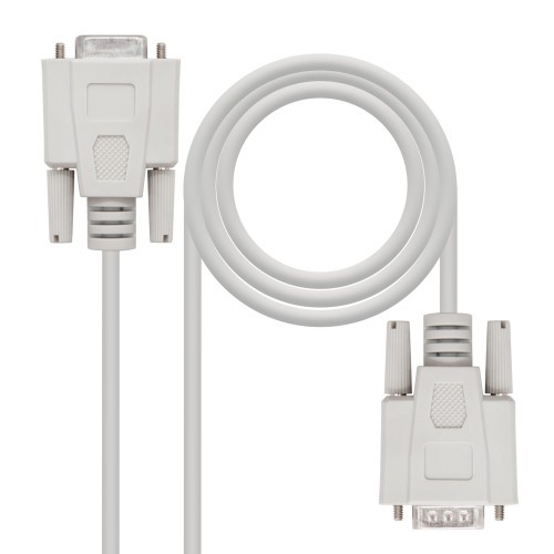 40225-Nanocable CABLE SERIE RS232 DB9/M-DB9/H 1.8 M