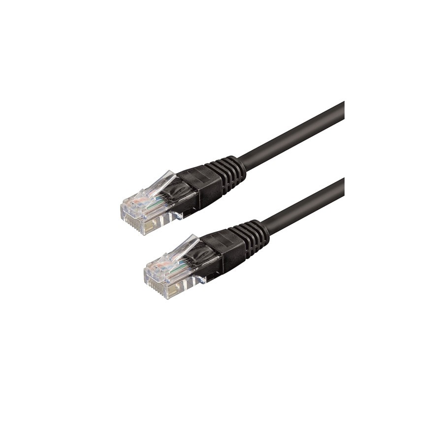 40259-WP WPC-PAT-6U020BL cable de red Negro 2 m Cat6 U/UTP (UTP)