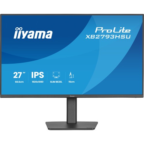 40350-MONITOR IIYAMA PANTALLA PARA PC 68,6 CM (27") 1920 X 1080 PIXELES FULL HD LED PANEL IPS ERGONOMICO HDMI DISPLAYPOR