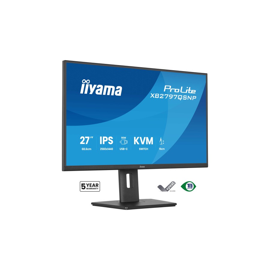 40366-MONITOR IIYAMA 27" IPS, 4-SIDE SLIM BEZEL  2560X1440 75HZ