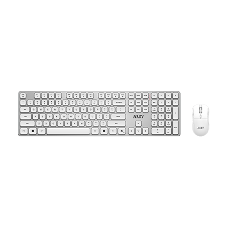 40466-TECLADO + RATON MSI FORGE K210 W COMBO WHITE ES