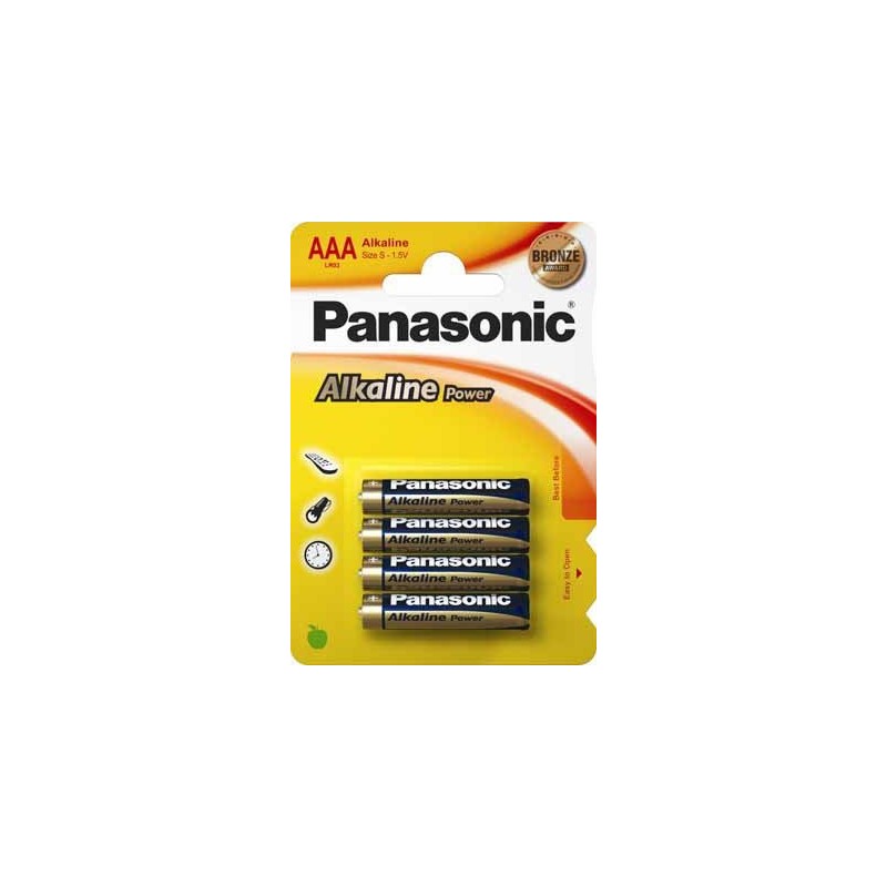 4093-Panasonic LR03APB Bateria de un solo uso AAA Alcalino 4093-Panasonic LR03APB Bateria de un solo uso AAA Alcalino