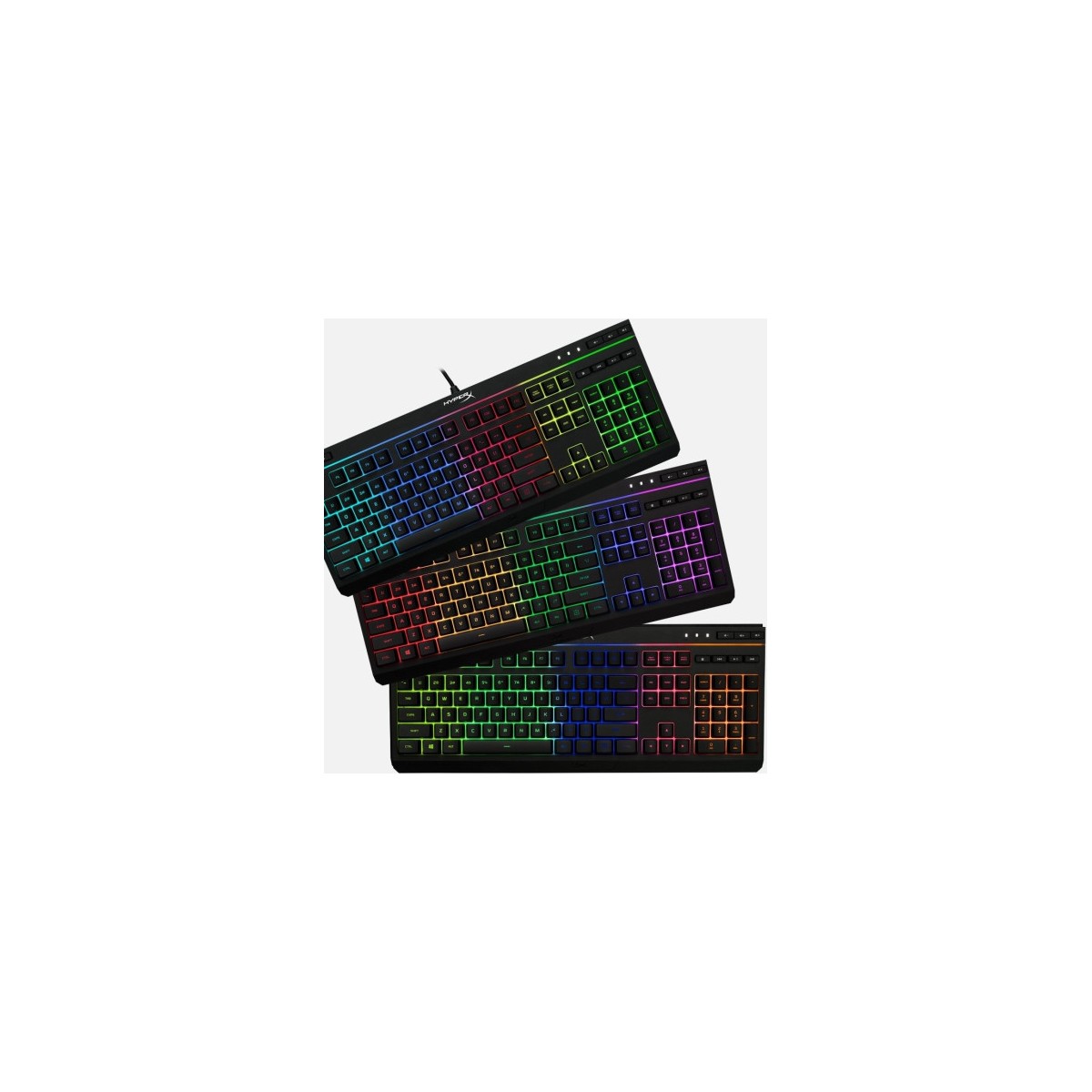 HP HyperX Alloy Core RGB teclado USB Espanol Negro