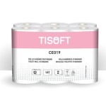 4289-PAQUETE 12 ROLLOS PAPEL HIGIENICO 2C ST TISOFT CE019