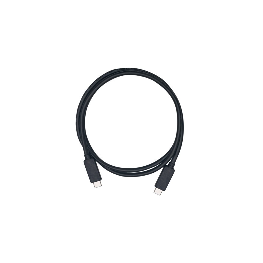 4367-QNAP USB3.1 GEN2 10G 1.0M TYPE-C TO TYPE-C CABLE cable USB 1 m 3.2 Gen 2 (3.1 Gen 2) USB C Negro