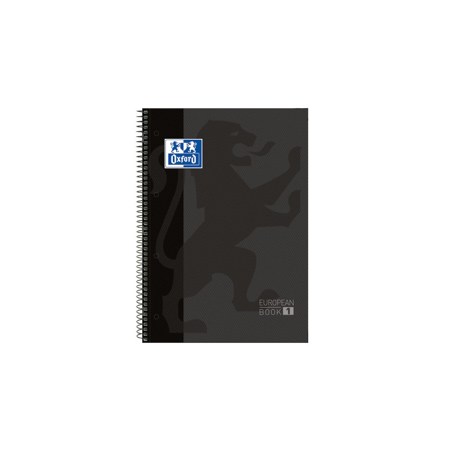 4432-Oxford Europeanbook 1 cuaderno y block A4 80 hojas Negro 4432-Oxford Europeanbook 1 cuaderno y block A4 80 hojas Negro