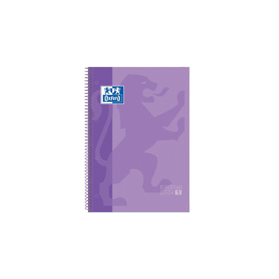 4442-Oxford Europeanbook 1 cuaderno y block A4 80 hojas Purpura 4442-Oxford Europeanbook 1 cuaderno y block A4 80 hojas Purpura