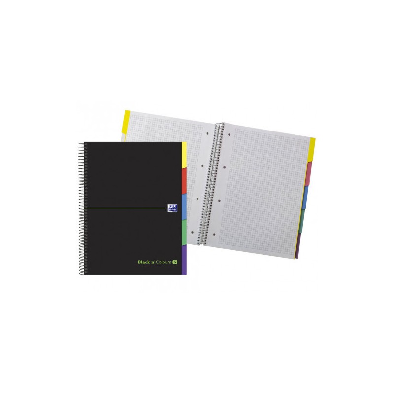 4462-Oxford Europeanbook 5 cuaderno y block A4+ 100 hojas Negro, Verde 4462-Oxford Europeanbook 5 cuaderno y block A4+ 100 hojas Negro, Verde