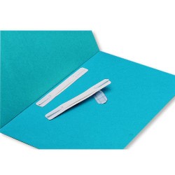 4527-CAJA 100 FASTENERS ENCUADERNACION AUTOADHESIVOS 15X2 COLOR BLANCO ELBA 100420794