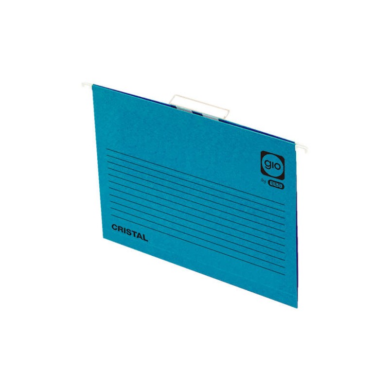 4561-CARPETA COLGANTE CAJON VISOR CORTO CRISTAL FOLIO LOMO V COLOR AZUL GIO 400021954
