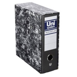 4587-CAJA PARA ARCHIVADOR 1/4A NOVOCLAS COLOR NEGRO UNISYSTEM NOVOCLAS 7350010