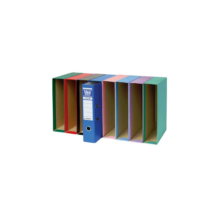 4609-CAJA FOLIO EN COLOR VERDE UNISYSTEM COLOR 17221020